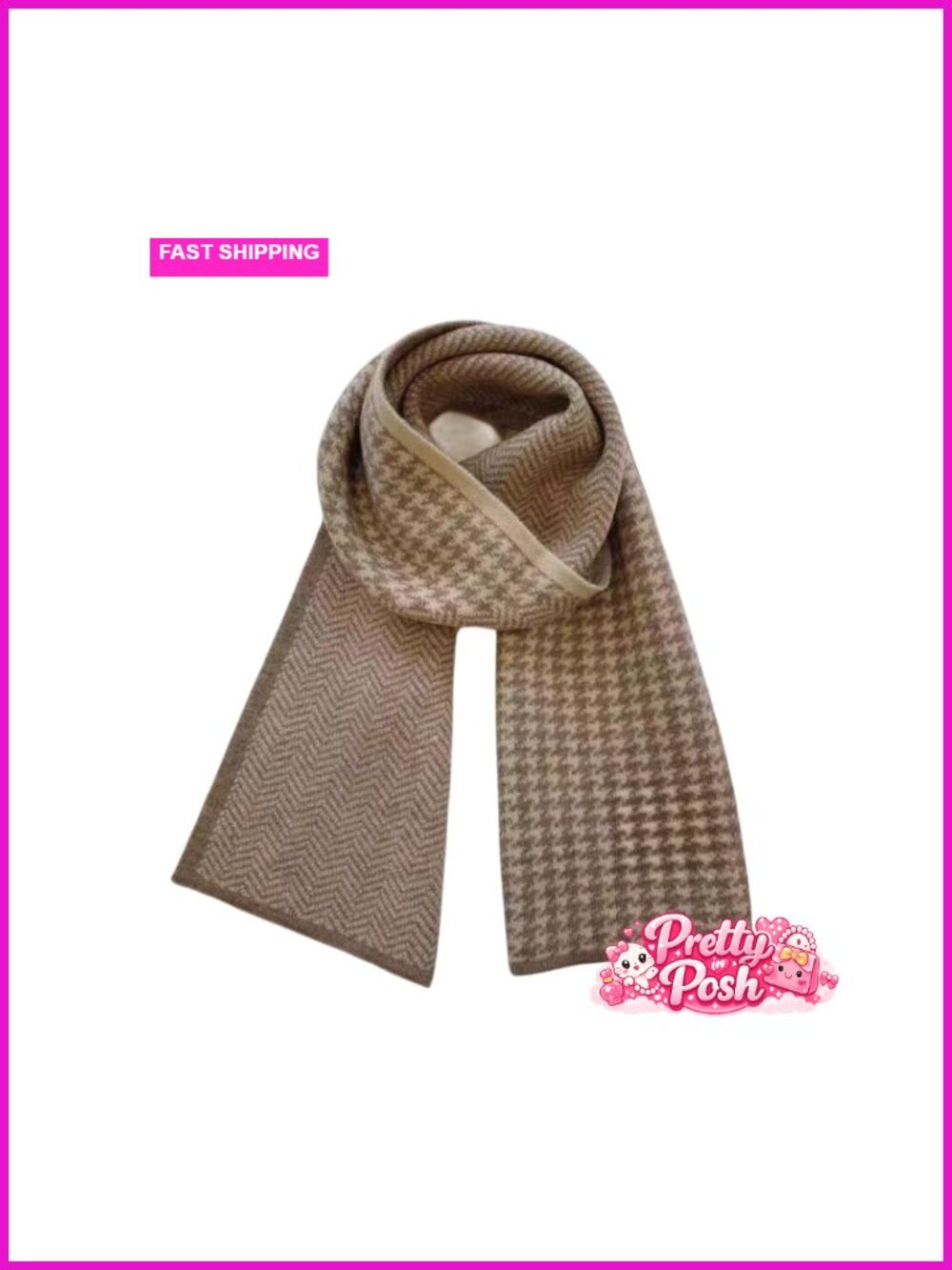 Women's Winter Plaid Scarf Soft Classic Warm Lightweight Neck Wrap